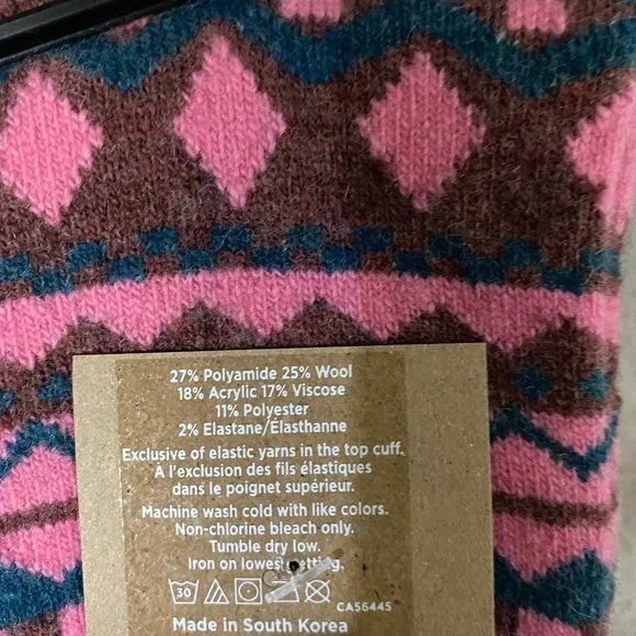 Madewell Fair Isle Ankle Socks - Picture 6 of 6